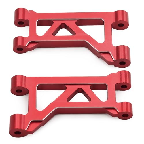 Aluminium-Querlenker vorne oben für Traxxas Mini Maxx Monster Truck-107154-1 RC Auto (rot) von Caruner
