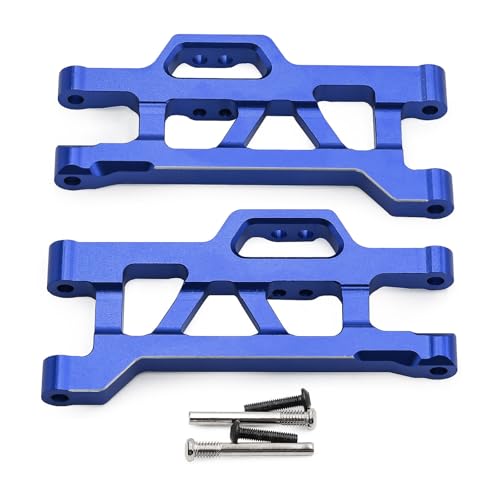 Aluminium-Querlenker vorne unten für Traxxas Mini Maxx Monster Truck-107154-1 RC Auto (blau) von Caruner