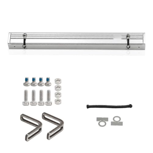 Aluminium RC simuliertes Seitenzelt Baldachin RC DIY Teile für TRAXXAS 1/18 TRX4M Crawler RC Auto (Silber) von Caruner