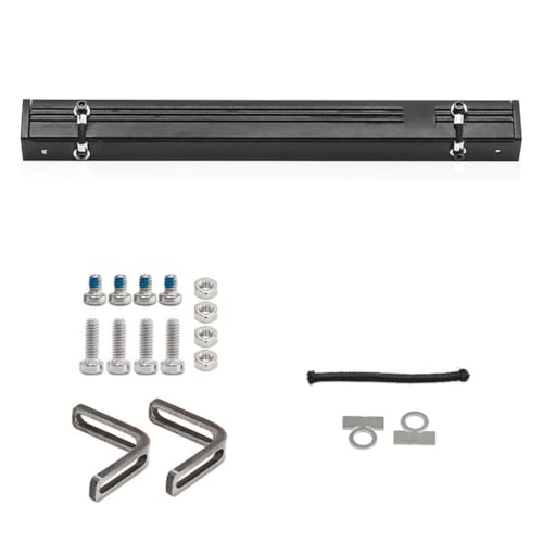 Aluminium RC simuliertes Seitenzelt Baldachin RC DIY Teile für TRAXXAS 1/18 TRX4M Crawler RC Auto (schwarz) von Caruner