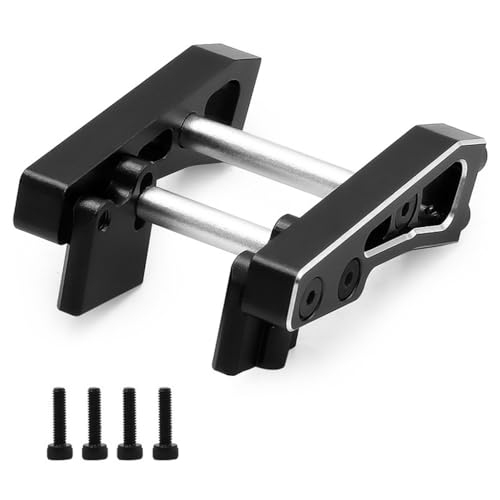 Aluminium-Rücksitz, verstellbar, für ARRMA 1/14 Typhon GROM 223S RC Auto (schwarz) von Caruner