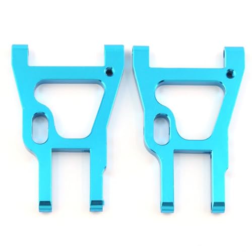 Aluminium Vordere Untere Querlenker RC Ersatzteile für HSP 1/10 94103 94123 102019 RC Auto, Blau von Caruner