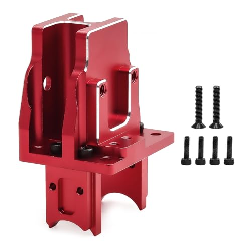 Aluminium-Zentraldifferentialkappe, RC, verbesserte Teile für ARRMA 1/8 KRATON 6S EXB 4X4 RTR bürstenloser Speed Truck-ARA8708 V6 RC Auto (rot) von Caruner