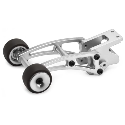 Aluminium verstellbare Höhe RC Car Head Up Wheelie Bar RC DIY Teile für MJX 1/14 14209 14210 RC Car (Silber) von Caruner