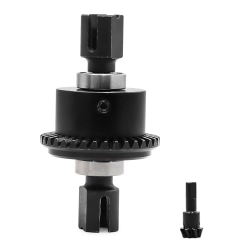 Differentialgetriebe aus Aluminium und Stahl, 35T/8T, RC, verbesserte Teile für ARRMA 1/8 KRATON V5 V6 1/7 BIGROCK Mojave EXB ARA310990 RC Car (schwarz) von Caruner