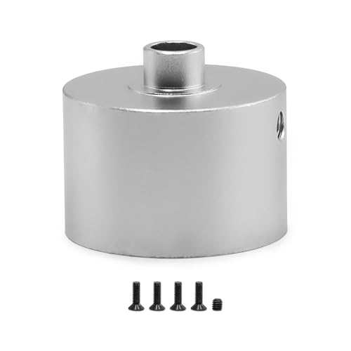 Differentialschalen-Abdeckung aus Aluminium, 29 mm, verbesserte Teile für ARRMA 1/8 Kraton Mojve Outcast V6 EXB ARA310983 RC Car (Silber) von Caruner