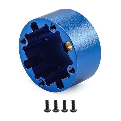 Differentialschalen-Abdeckung aus Aluminium, verbesserte Teile für ARRMA 1/7 Felony Fireteam Infraction Mojave 6S Limitless 1/8 Kraton Notorious Talion Typhon RC Car (blau) von Caruner