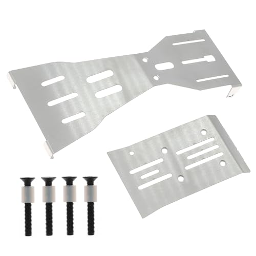 Edelstahl Chassis Protection Guard Plate RC Upgraded Parts for 1/10 ARRMA Fury Mega RC Car von Caruner