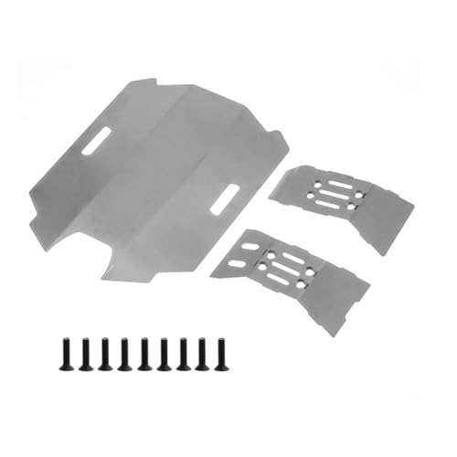 Edelstahl Chassis Protection Guard Plate RC Upgraded Parts for ARRMA 1/14 Mojave GROM RC Car von Caruner