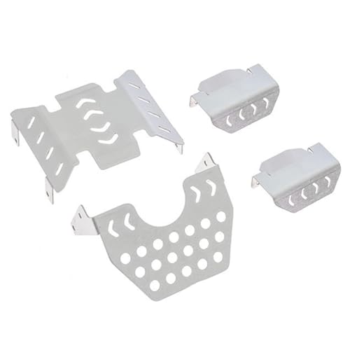 Edelstahl Chassis Protection Guard Plate RC Upgraded Parts for MJX Hyper 1/8 H8P RC Car von Caruner