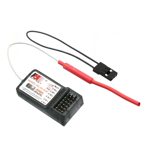 FS-R6B 6CH 2.4G AFHDS GFSK 4.0-6.5V Empfänger für RC Flugzeug Glider Hubschrauber Sender Fernbedienung FS-R6B 6CH 2.4G AFHDS GFSK 4.0-6.5V Empfänger für RC Flugzeug Glider Hubschrauber Sender Fernbedienung von Caruner