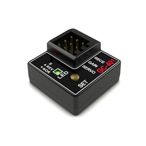 GC401 RC Car Gyro 3 Drive Modes L-Drive/S-Drive/H-Drive 4-8.4V for RC Drift Racing Car Steering Correction GC401 RC Car Gyro 3 Drive Modes L-Drive/S-Drive/H-Drive 4-8.4V for RC Drift Racing Car Steering Correction von Caruner
