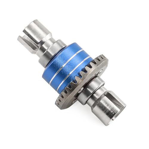 Metal 30T Differential Gear Diff Gear RC Upgraded Parts for MJX 1/14 14301 14302 14303 1/16 16207 16208 16209 16210 H16V3 RC Car (Blue) von Caruner