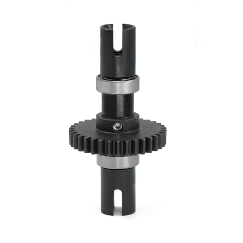 Metal 34T Straight Shaft Assembly RC Upgraded Parts for ARRMA 1/8 6S Outcast KRATON Typhon Notorious 1/7 Big Rock Infraction Limitless Mojave RC Car (Black) von Caruner