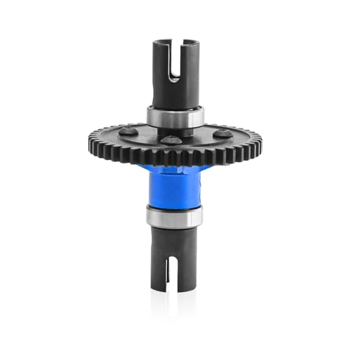 Metal 46T Straight Shaft Assembly RC Upgraded Parts for ARRMA 1/8 6S Outcast KRATON Typhon Notorious 1/7 Big Rock Infraction Limitless Mojave RC Car (Blue) von Caruner
