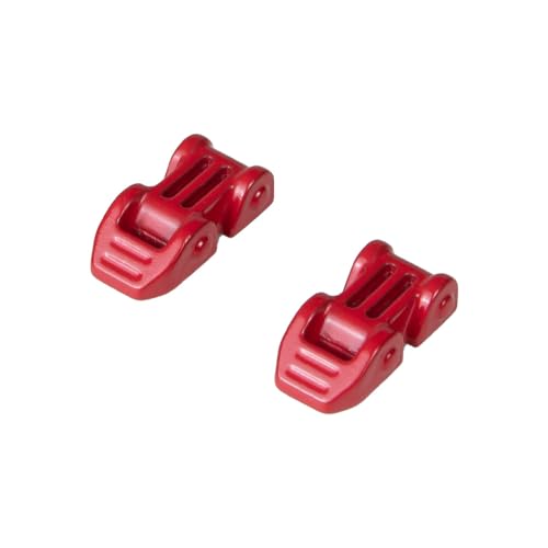 Metal Front RC Car Shell Cover Decoration Part RC Ersatzteile für RLAARLO MK07 JK07 RC Car (Rot) von Caruner