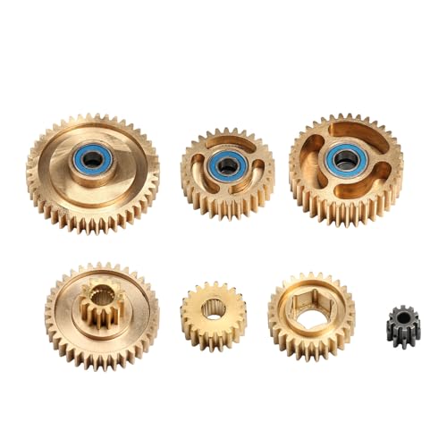 Metall Getriebe Getriebe Set RC Upgraded Teile für Tamiya 1/14 Traktor Anhänger RC Auto von Caruner