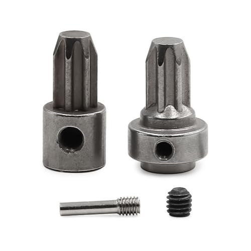 Metall Vorder- und Hinterachskopf RC Upgraded Teile für TRAXXA Slash 4WD / Rustler 4WD / XO-1 Rally RC Car von Caruner