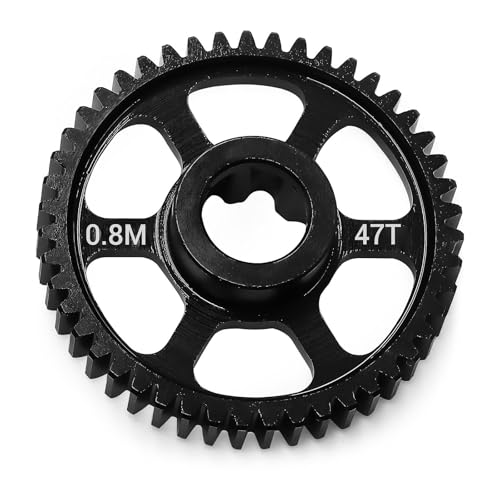 Stahl 0,8 m 47T Stirnradgetriebe RC verbesserte Teile für Traxxas Mini Maxx Monster Truck-107154-1 RC Auto Stahl 0,8 m 47T Stirnradgetriebe RC verbesserte Teile für Traxxas Mini Maxx Monster Truck-107154-1 RC Auto von Caruner