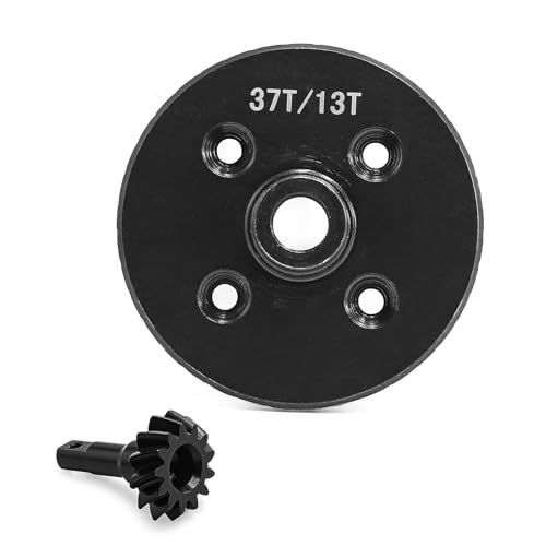 Stahl 37T/13T Differentialgetriebe Kegelrad RC verbesserte Teile für TRAXXAS 1/10 MAXX 1/8 MAXX Slash RC Auto von Caruner