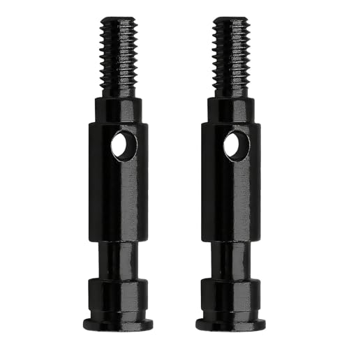 Stahl Vorderrad Ausgangswelle Achse RC Upgraded Parts für ARRMA 1/10 2WD Gorgon RC Car (Schwarz) von Caruner
