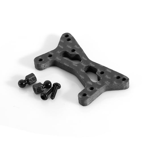 Stoßdämpfer vorne aus Kohlefaser, RC, verbesserte Teile für LOSI 1/24 Micro-B 2WD Buggy RTR-LOS00007 RC Auto von Caruner