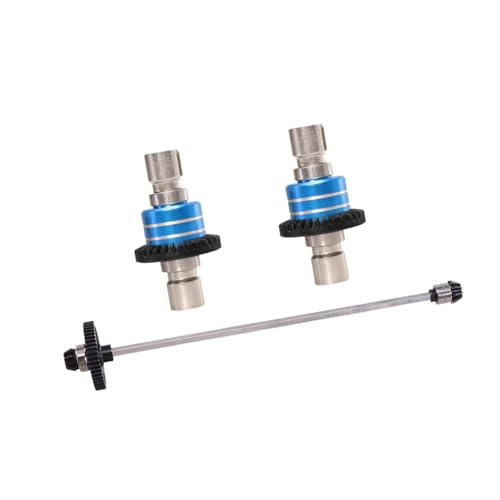 Hauptantriebswelle Montage Differentialgetriebe-Set für Maßstab 1/14 14301 14302 14303 RC Auto Metall Ersatzteile - Blau von CasaNexa