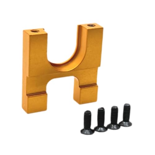 RC Auto Motorhalter Feste Halterung Bürstenloser Motor Montagehalter Feste Sitzhalterung Montageplatte für Wltoys 1:10 RC Auto - Gold RC Auto Motorhalter Feste Halterung Bürstenloser Motor Montagehalter Feste Sitzhalterung Montageplatte für Wltoys 1:10 RC Auto - Gold von CasaNexa