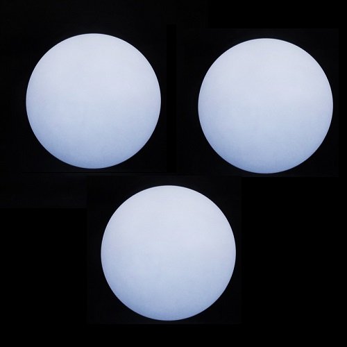 Cascade Juggling Pro LED-Jonglierbälle-Set, 70 mm, hochwertig, leuchtend, Weiß, 3 Stück Cascade Juggling Pro LED-Jonglierbälle-Set, 70 mm, hochwertig, leuchtend, Weiß, 3 Stück von Cascade Juggling