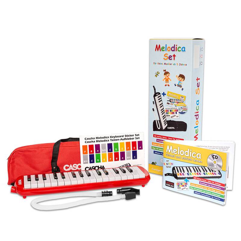 Cascha Melodica HH 2105 DE Set red Melodica von Cascha