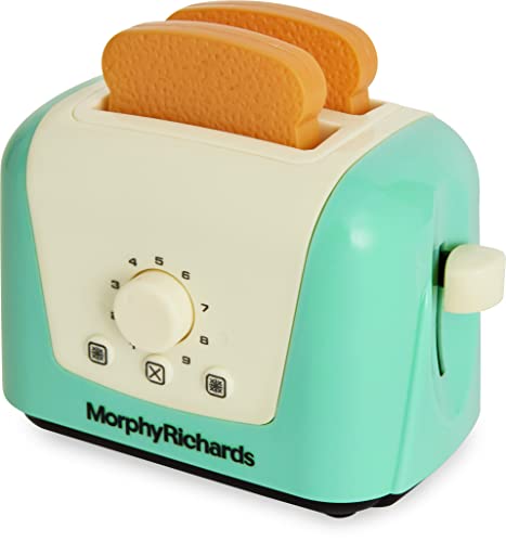 Casdon 64950 Morphy Richards Pop-Up Kinder ab 3 Jahren | Enthält 2 Stück Toast für realistisches Spielen, blaugrün von Casdon
