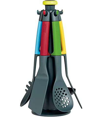 Casdon Joseph Joseph Elevate, buntes Küchenhelfer-Set für Kinder ab 3 Jahren, mit drehbarem Aufbewahrungsständer Casdon Joseph Joseph Elevate, buntes Küchenhelfer-Set für Kinder ab 3 Jahren, mit drehbarem Aufbewahrungsständer von Casdon