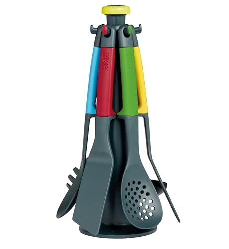 Casdon Joseph Joseph Elevate. Buntes Küchenutensilien-Set für Kinder ab 3 Jahre. Mit drehbarem Aufbewahrungsständer Casdon Joseph Joseph Elevate. Buntes Küchenutensilien-Set für Kinder ab 3 Jahre. Mit drehbarem Aufbewahrungsständer von Casdon