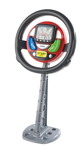 Casdon Sat Nav Steering Wheel , Toy Steering Wheel For Children Aged 3+ , Provides Endless Excitement With Spoken Commands And Motoring Sounds! von Casdon