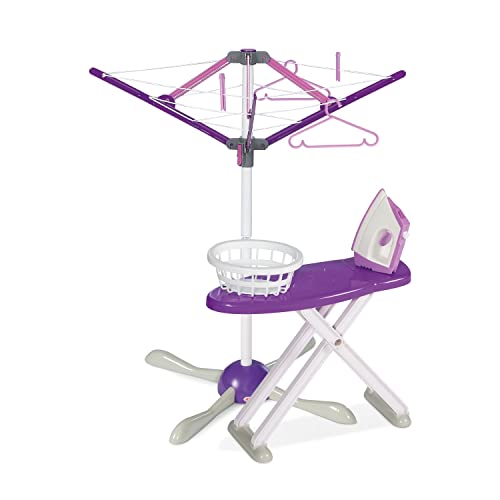 Casdon Wash Day Set, Toy Ironing Board and Washing Line for Children Aged 3+, Equipped with Pretend Steam Iron and Laundry Basket! von Casdon