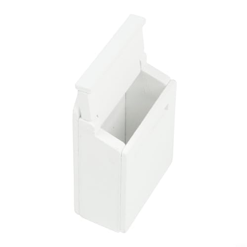 Miniatur-Klappbriefkasten für kreative Enthusiasten, eine perfekte Ergänzung für Ihre Sammlung (weiß) von CashMuch