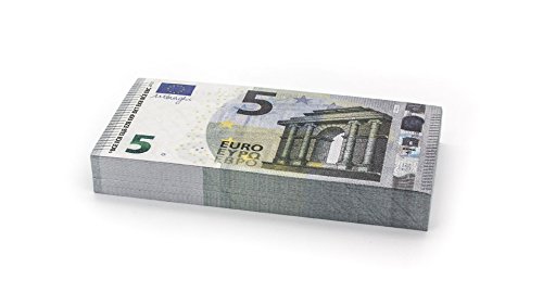 Cashbricks 100 x €5 Euro Spielgeld Scheine - verkleinert - 75% Größe von Cashbricks