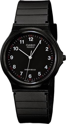 Casio Armbanduhr MQ-24-1BLLEG (B x H) 33.80mm x 38.80mm Schwarz Gehäusematerial=Kunstharz Material von Casio