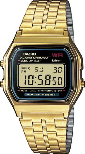 Casio Quarz Armbanduhr A159WGEA-1EF (L x B x H) 36.8 x 32.2 x 8.2mm Gold Gehäusematerial=Harz Mater von Casio