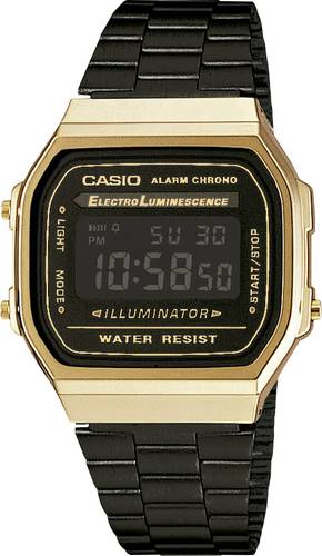 Casio Quarz Armbanduhr A168WEGB-1BEF (L x B x H) 38.6 x 36.3 x 9.6mm Gold Gehäusematerial=Harz Mate von Casio