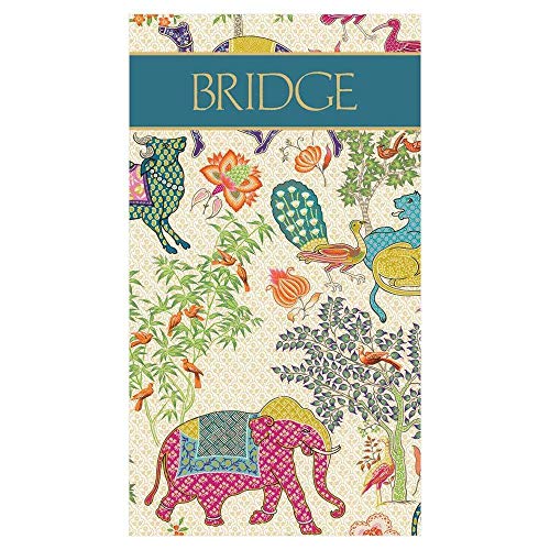 Pierre Frey by Caspari Le Jardin De Mysore Bridge Punkteblock, 4 Packungen von Caspari