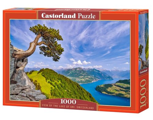 CASTORLAND 1000 Teile Puzzles, Blick auf den Uri-See, Schweiz, Landschaftspuzzle, Bergblick, Erwachsenenpuzzle, Castorland C-105311-2 von Castorland