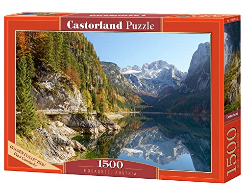 CASTORLAND 1500 Teile Puzzle Gosausee Österreich Idyllisches Puzzle Bergblick Erwachsene Puzzle Castorland C-152018-2 von Castorland