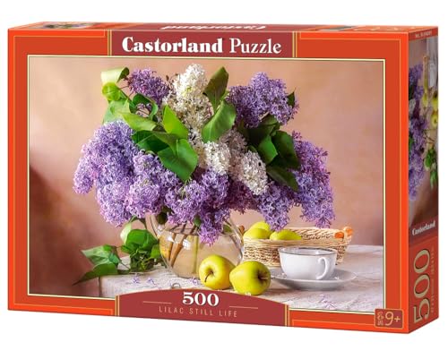 CASTORLAND 500 Teile Puzzles, Lilac Stillleben, Blumenpuzzle, Natur, Erwachsenenpuzzle, Castorland B-54091 von Castorland