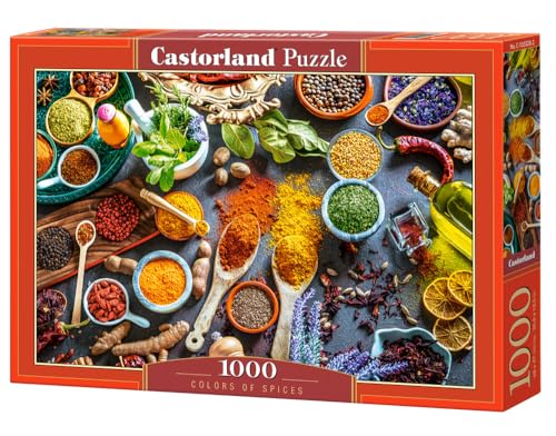 CASTORLAND Castorland C-105328-2 Puzzle, Farben der Gewürze, Lebensmittel-Puzzle, verschiedene Farben, kulinarisches Thema-Puzzle, Erwachsenenpuzzle, 1000 Teile von Castorland
