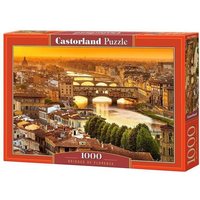 Castorland 1000 Piece Jigsaw Puzzle, Bridges of Florence, Arno, Tuscany, Puzzle of Italy, Adult Puzzle, Castorland C-104826-2 von Castorland