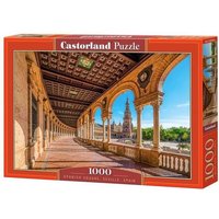 Castorland 1000 Piece Jigsaw Puzzles, Spanish Square, Seville, Spain, Andalusia, Monument Puzzle, Adult Puzzle, Castorland C-105106-2 von Castorland