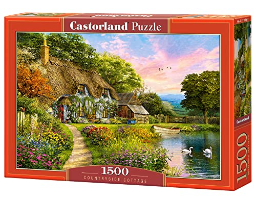Castorland 1500 EL. Wiejska chatka NAD jeziorem [Puzzle] von Castorland