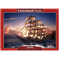 Castorland 1500 Piece Jigsaw Puzzles, Sailing at Sunset, Sailing Ship Puzzle, Ocean Puzzle, Adult Puzzles, Castorland C-151431-2 von Castorland