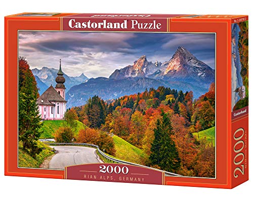 Castorland 200795 Herbst in den bayerischen Alpen, Deutschland, 2000 Stück Puzzle von Castorland